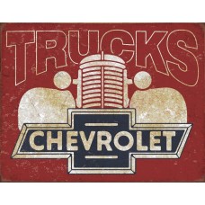 Chevy Trucks 40's. Tin Sign